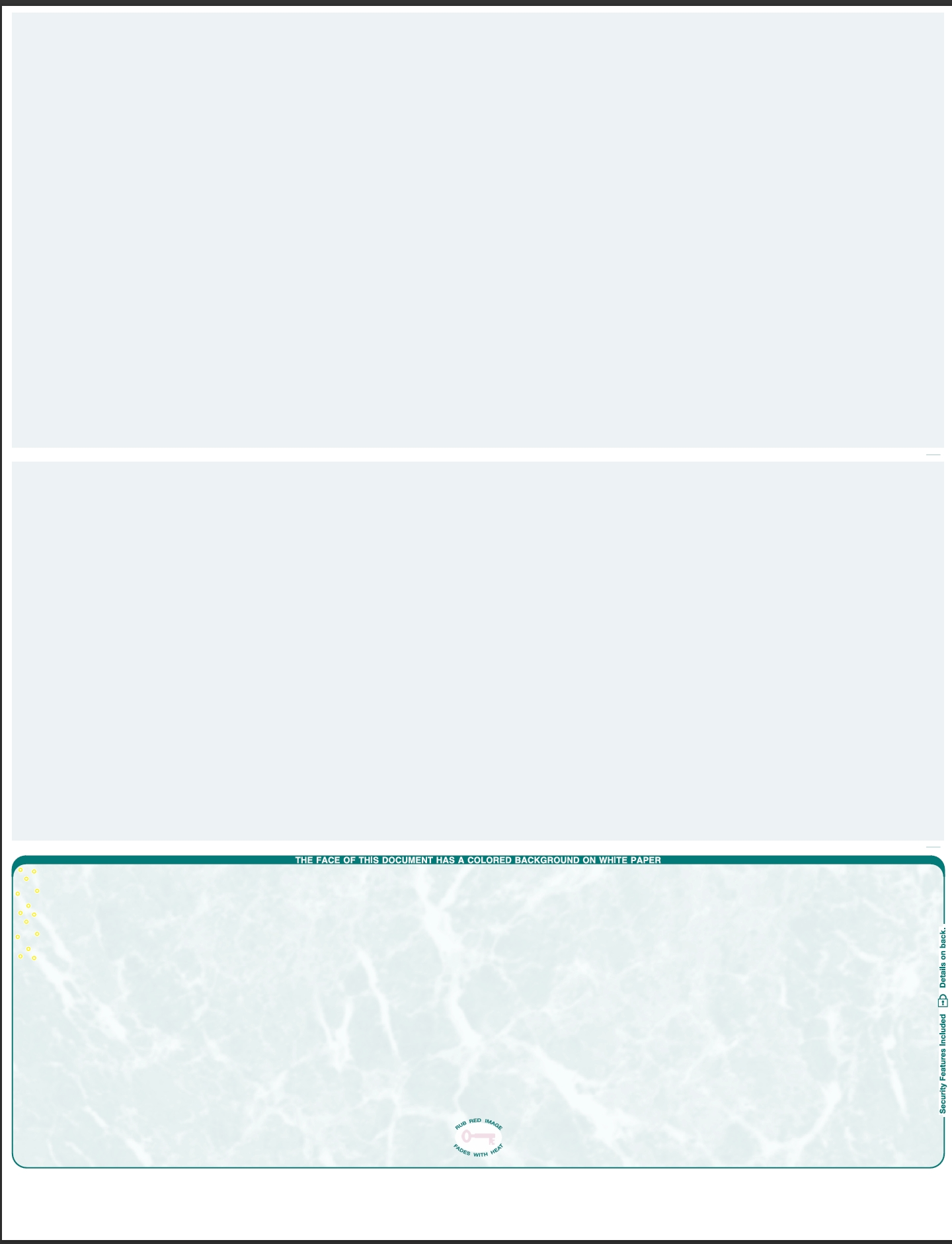 Marble Blank Business Checks Bottom - Choice Checks