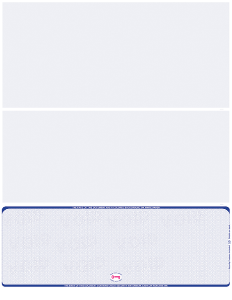 Scallop Void Blank Business Check on Bottom - Choice Checks