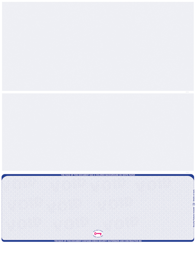 Scallop Void Blank Business Check on Bottom - Choice Checks