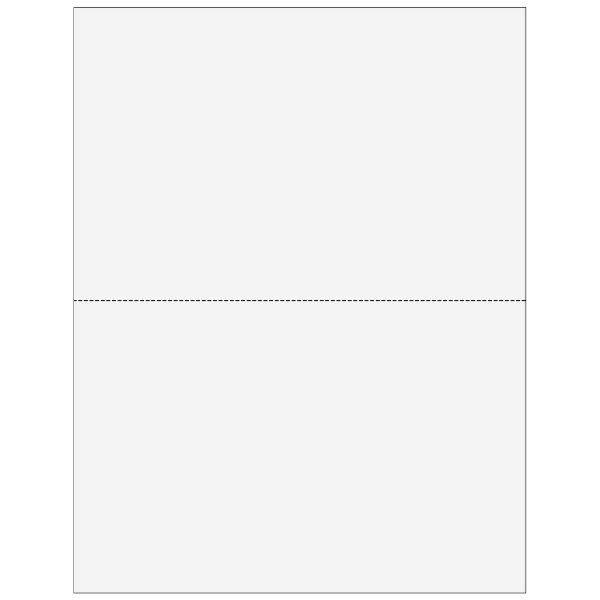 2026 W-2 2-Up Blank Laser Paper with Instructions