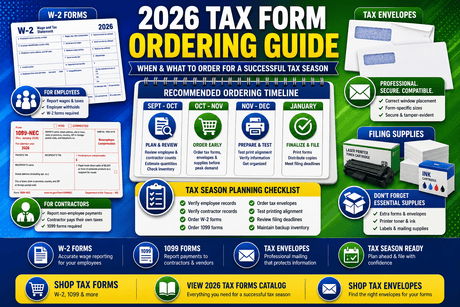 2026 Tax Form Ordering Guide: When & What To Order