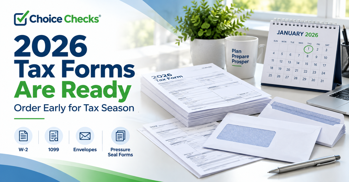 2026 Tax Forms Are Ready  Order Early for Tax Season