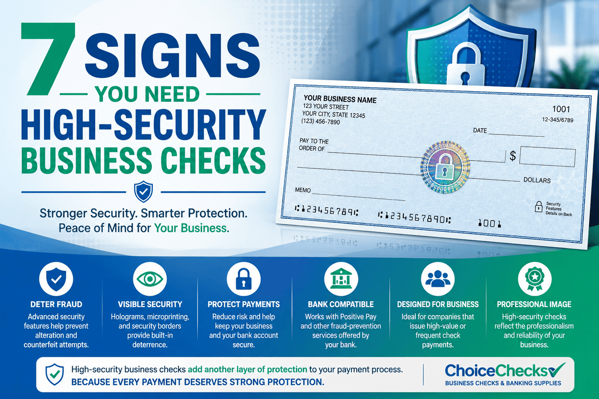 7 Signs You Need High-Security Business Checks