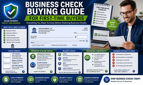 Business Check Buying Guide For First-Time Buyers
