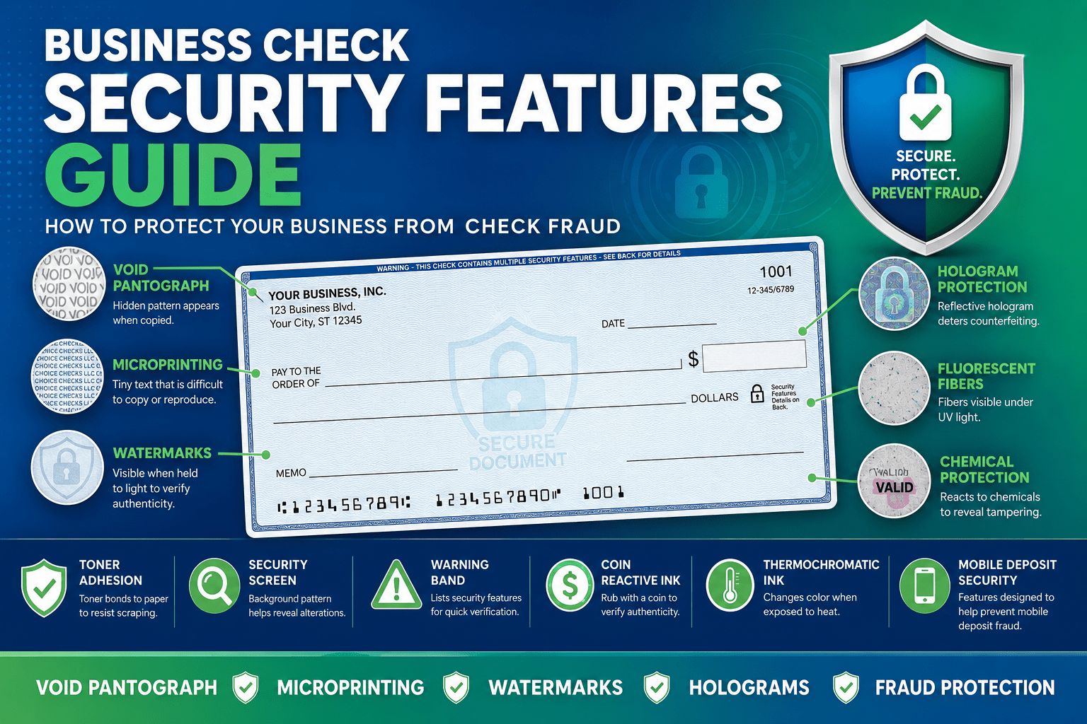 Business Check Security Features Explained: How To Protect Your Business From Check Fraud