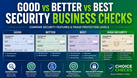 Good vs Better vs Best Security Business Checks