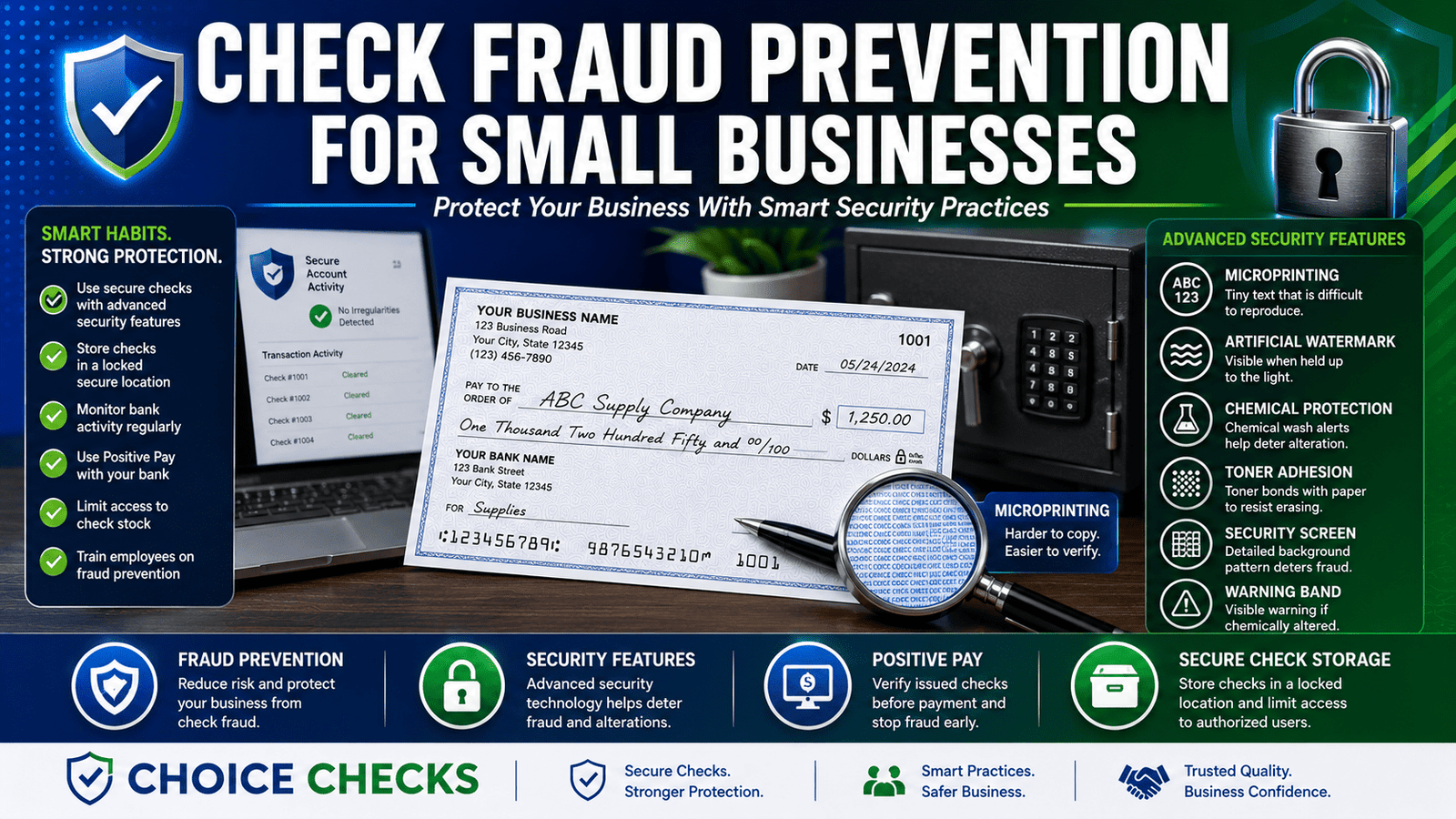 Check Fraud Prevention Tips for Small Businesses