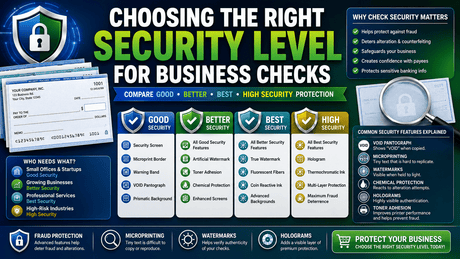 Choosing The Right Security Level For Business Checks