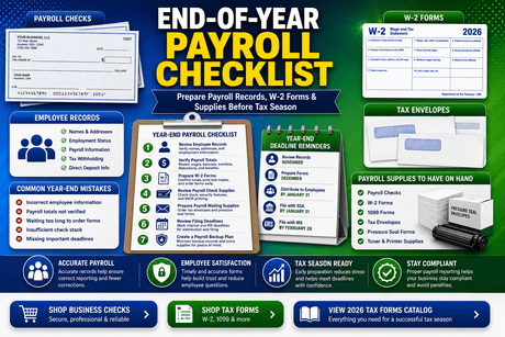 End-of-Year Payroll Checklist For Employers