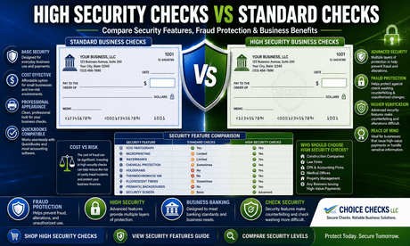 High Security Checks vs Standard Business Checks: Which Is Right For Your Business?
