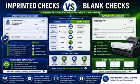 Imprinted Business Checks vs Blank Business Checks: Which Should You Choose?