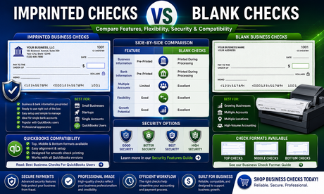 Imprinted Business Checks vs Blank Business Checks: Which Should You Choose?