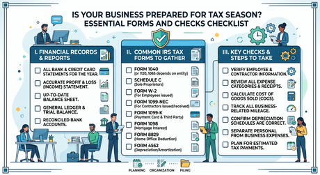 Is Your Business Prepared for Tax Season Essential Forms and Checks Checklist
