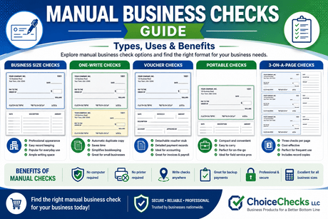 Manual Business Checks: Types, Uses & Benefits