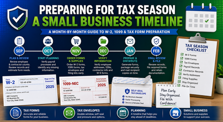 Preparing For Tax Season: A Small Business Timeline