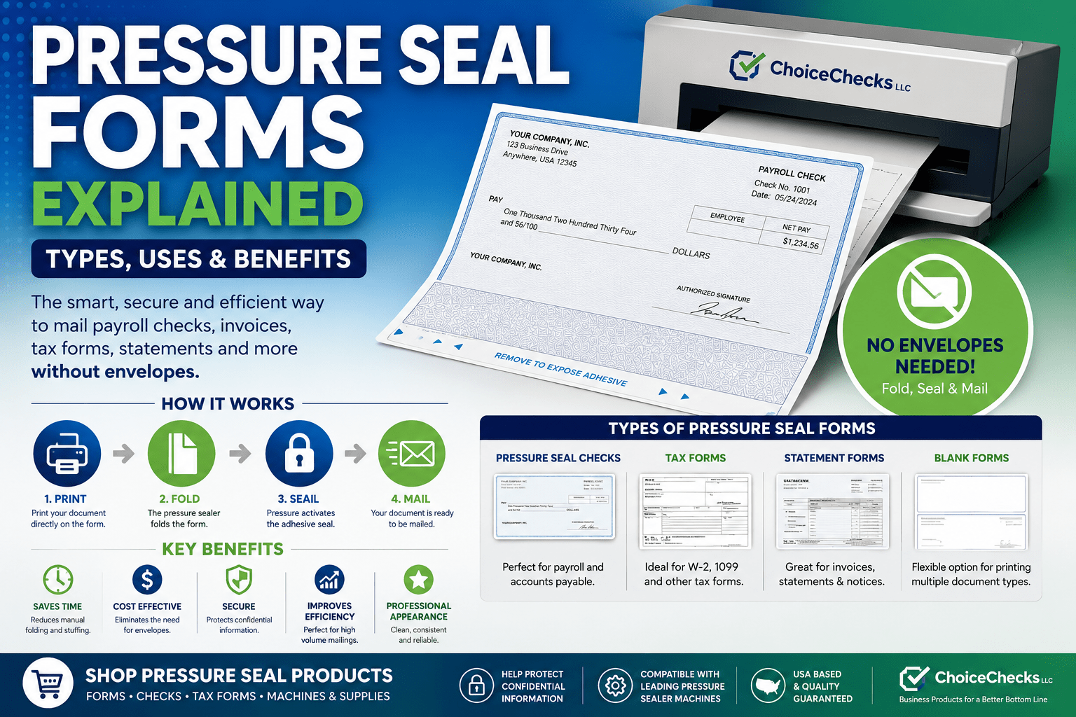 Pressure Seal Forms Explained: Types, Uses & Benefits