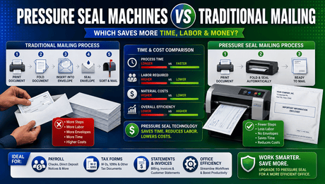 Pressure Seal Machines vs Traditional Mailing: Which Saves More Time & Money?