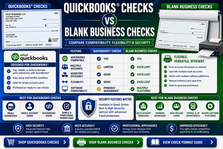 QuickBooks® Checks vs Blank Business Checks: Which Is Right For Your Business?