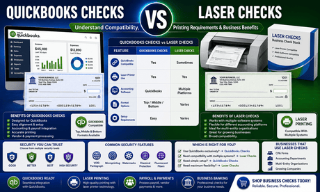 QuickBooks Checks vs Laser Checks: What's The Difference?