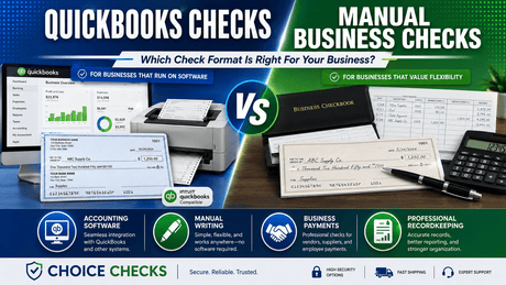 QuickBooks Checks vs Manual Business Checks: Which Is Right For Your Business?