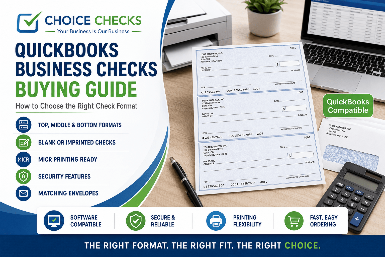 QuickBooks Business Checks Buying Guide: How to Choose the Right Check Format