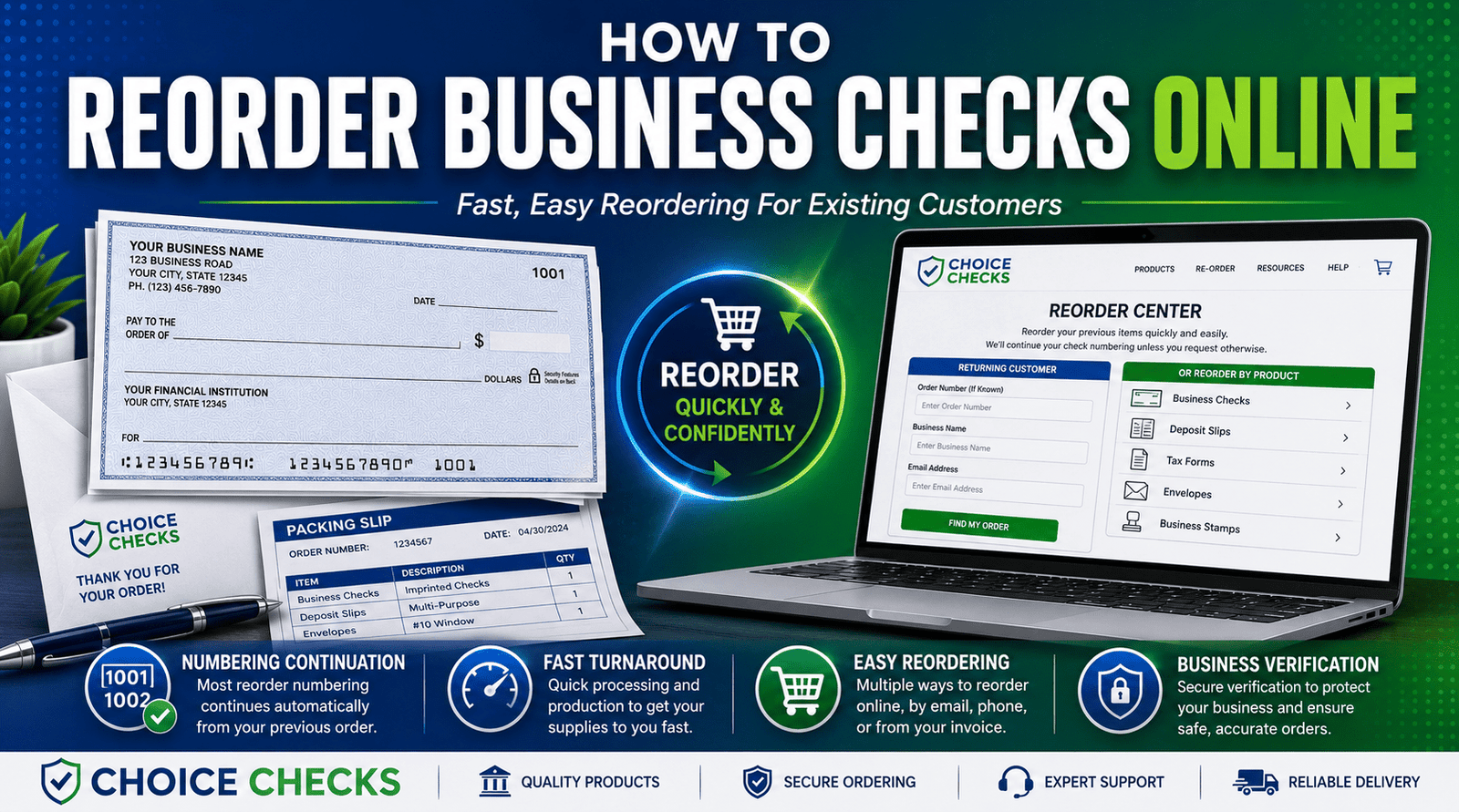 How To Reorder Business Checks Online: A Step-By-Step Guide