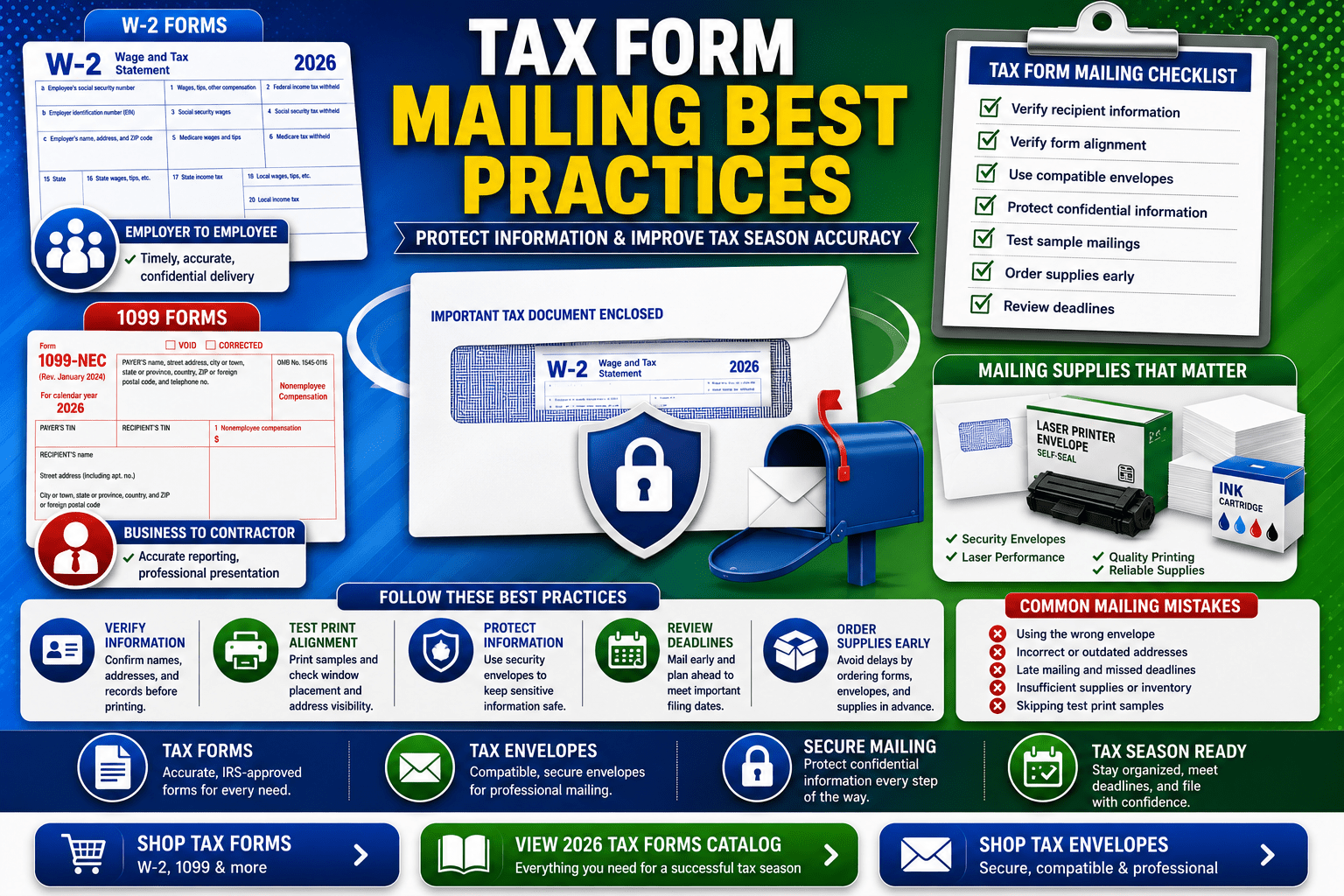 Tax Form Mailing Best Practices For Businesses