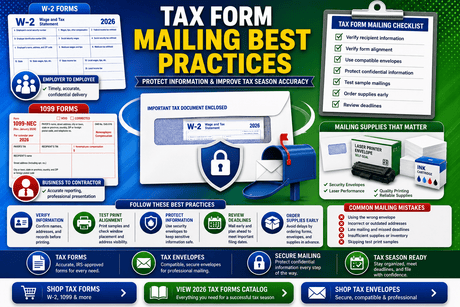 Tax Form Mailing Best Practices For Businesses