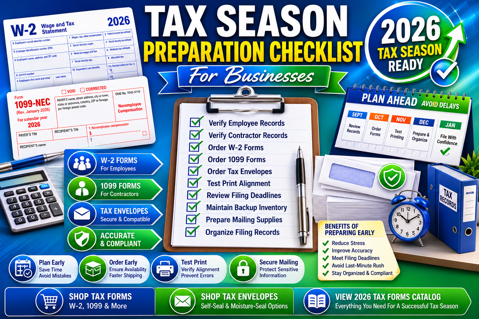 Tax Season Preparation Checklist For Businesses