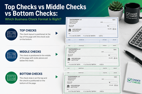 Top Checks vs Middle Checks vs Bottom Checks: Which Business Check Format Is Right?