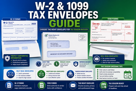 W-2 & 1099 Tax Envelopes: How To Choose The Right Envelope