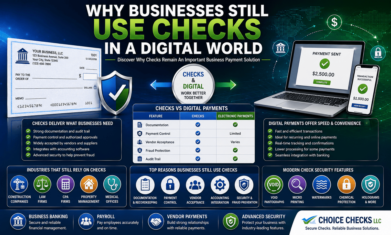 Why Businesses Still Use Checks In A Digital World