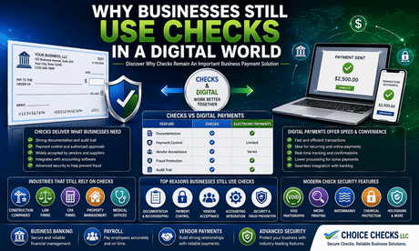 Why Businesses Still Use Checks In A Digital World