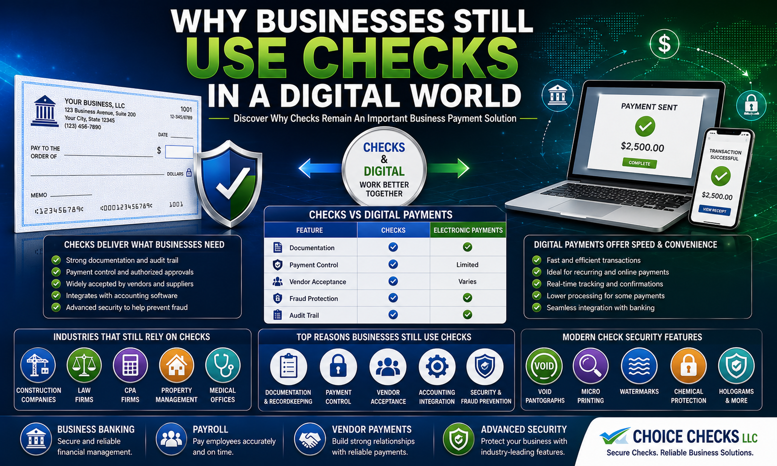 Why Businesses Still Use Checks In A Digital World