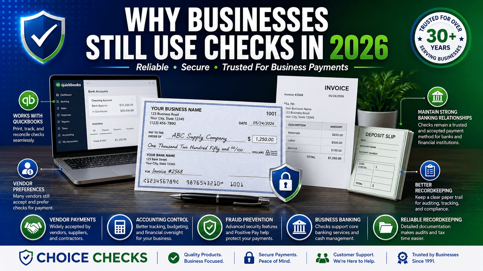 Why Businesses Still Use Checks in 2026