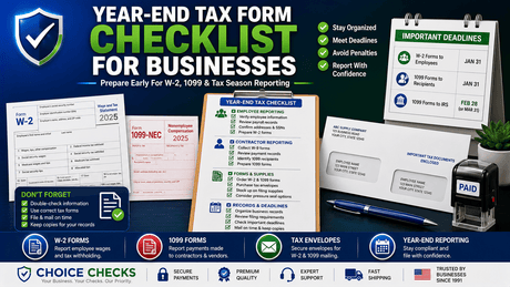 Year-End Tax Form Checklist For Businesses