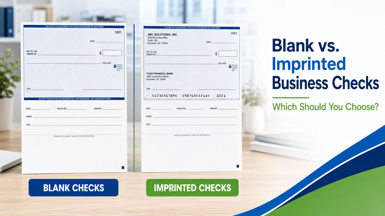 Top Checks vs. Middle Checks vs. Bottom Checks: Which Format Is Right for Your Business?