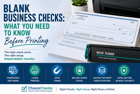 Blank Business Checks: What You Need to Know Before Printing