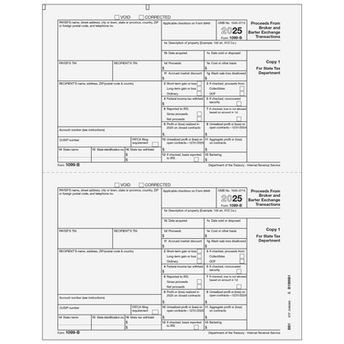 1099-B Tax Forms
