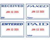 Heavy Duty Dater Stamps - 4 in One