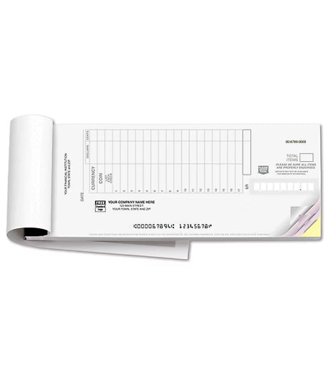 Booked Deposit Tickets - Classic Design- 2-Part, Free Shipping