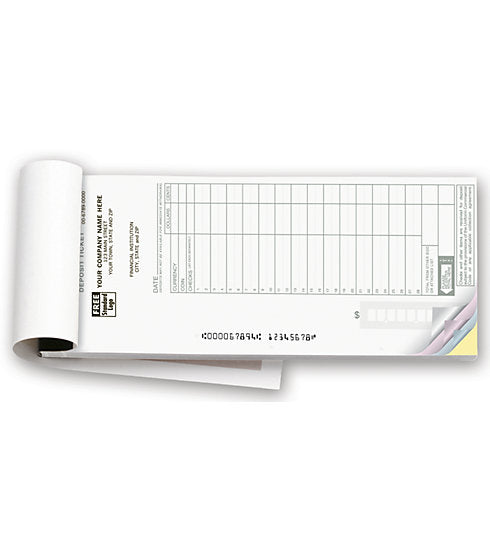 Deposit Ticket Books - Maximum Entry Format - 1 Part