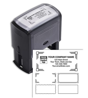 Self-Inking Name and Address Stamp - 6 Lines