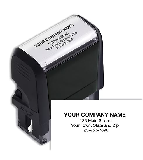 Self-Inking Name and Address Stamp - 4 Lines