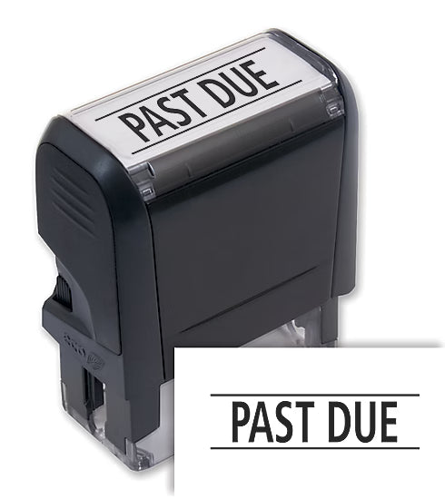 Past Due Stamp - Self-Inking