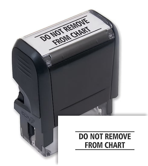 Do Not Remove From Chart Stamp - Self Inking