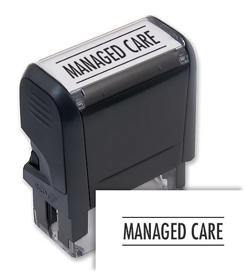 Managed Care Stamp - Self Inking