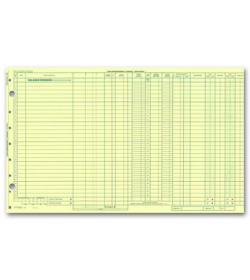 General Data Entry Journal - Choice Checks