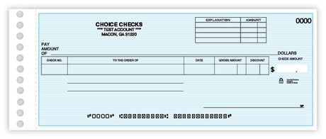 Compact Expense Ledger Check