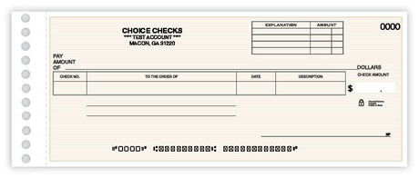 Compact General Expense Check